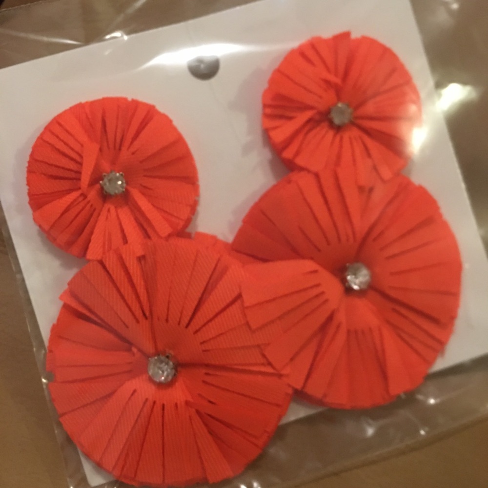 Fringe Earrings in Sweet Orange